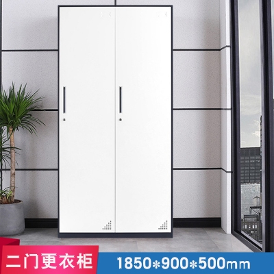 海利洛窄邊更衣柜-灰白二門