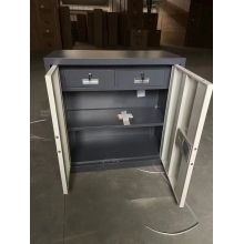 海利洛保密柜-單節(jié)有斗國保鎖灰白套色